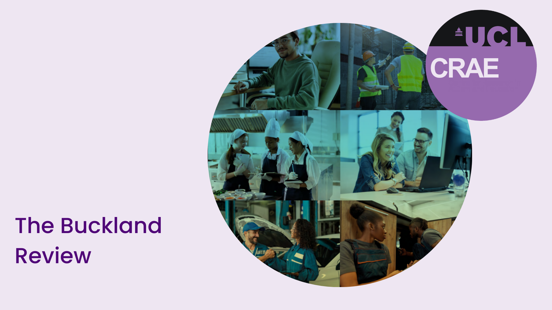 Images of employability from the cover of the Buckland Review